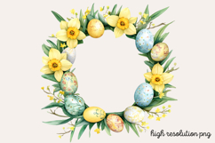 Springtime Daffodils Easter Clipart PNG Product Image 1