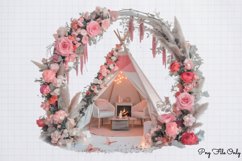 Watercolor Boho Caravan Clipart PNG Product Image 1