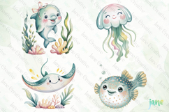 Cottage Ocean Clipart Product Image 1