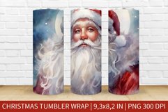 Christmas Santa Klaus| Christmas Tumbler Sublimation Product Image 1