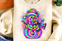 Snowman PNG, Splatter Snowman PNG, Christmas PNG, Christmas Product Image 2