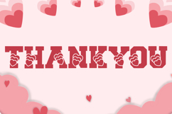 Norwester Valentine - Bold Varsity Love Font Product Image 10