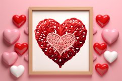 Crochet Valentines Day Clipart, Valentines Day Couplet Product Image 3