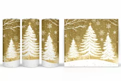 Christmas Tree Tumbler Sublimation. Christmas Tumbler Design Product Image 2