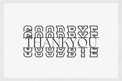 Norwester Stacked Monogram - Bold Varsity Block Font Product Image 10