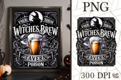 Pick Your Witches Brew Halloween PNG Sign Graphic Beer Art Product Image 1