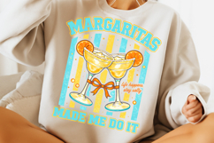 Margaritas Made Me Do It PNG, Funny Summer Drink PNG, Summer Product Image 7