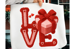 XOXO Knit PNG, Xoxo Yarn PNG, Love PNG, Vday Cherry PNG Product Image 3