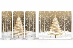Christmas Tree Tumbler Sublimation. Christmas Tumbler Design Product Image 2