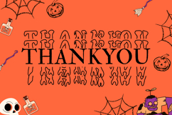Birdsun Halloween Stacked Monogram Font for Spooky Design Product Image 10