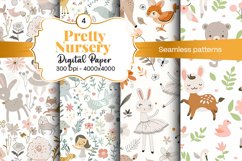Nursery Seamless patterns and Seamless backgrounds Product Image 1