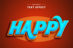 Editable Text Effect for Illustrator. Vector Graphic styles Product Image 1