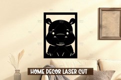 Baby Animal Wall Art SVG for Nursery Room Decor Laser Cut Product Image 1
