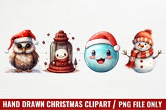 Christmas Clipart Sublimation, Christmas Clipart Product Image 1