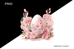 Easter Clipart, Easter Egg Clipart, Easter Bunny Png Product Image 1