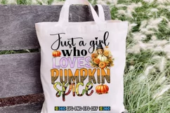 Just a girl who loves pumpkin spice PNG Product Image 2