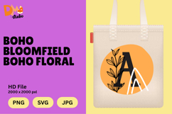 Boho Bloomfield Boho Floral Monogram Product Image 1