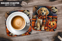 Holiday Themes Square Coaster Bundle, Festive Coaster PNG Product Image 6