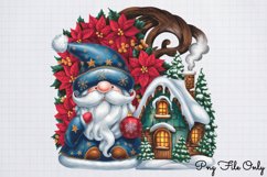 Christmas Gnome Houses Clipart Bundle PNG Product Image 12