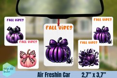 Air Freshener Car | Fall vibes sublimation Product Image 1