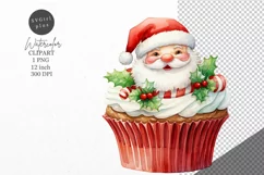 Christmas clipart, Cupcake clipart, Winter clipart Product Image 1
