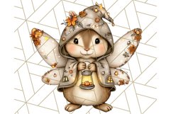Halloween Fairy Animal Clipart PNG, Cute Spooky Creatures Product Image 3