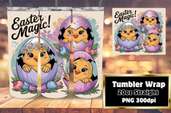 CUSTOM 20oz Tumbler PNG Artwork , Cute Easter Product Image 1