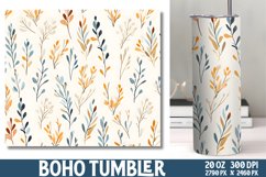 Boho Digital Papers Tumbler Wrap Product Image 1
