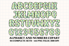 Earth Day Alphabet png clipart, earth day letters doodle Product Image 5