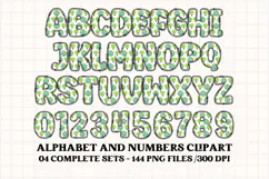 Earth Day Alphabet png clipart, earth day letters doodle Product Image 5