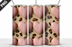 Valentines Love Skinny Tumbler PNG Wrap| Valentines Tumbler Product Image 4