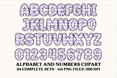 Valentine Alphabet Clip Art, valentines day letters doodle Product Image 5