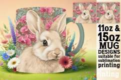 Charming Farm Animals and Flowers Mug Design Product Image 1