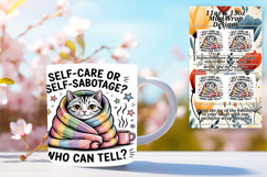 Lovely 15oz Mug Wrap Png Design , Girl Quote Product Image 1