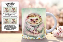 Luxurious 11oz Mug Wrap Png Design , Animals Product Image 1