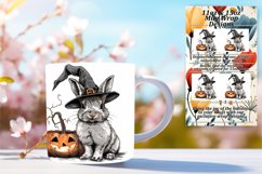 Halloween Critter Mug Wrap 11oz/15oz Sublimation PNG Product Image 1