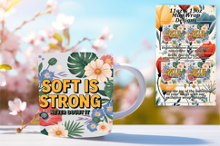 Fun 15oz Mug Wrap Png Artwork , Flower Quote Product Image 1