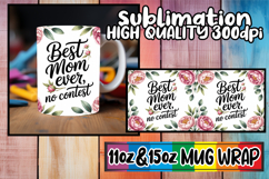 Cheerful days 11oz 15oz mug wrap, Mother's Day Product Image 1