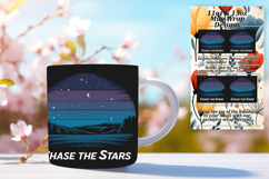 Sweet 15oz Mug Wrap Png Design , Adventure Product Image 1