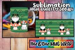 Bright beginnings 11oz 15oz sublimation wrap, St Patricks Product Image 1