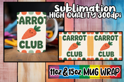 Bright love 11oz 15oz sublimation wrap, Retro Food Product Image 1