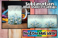 Joyful sips 11oz 15oz sublimation wrap, Leopard Prints Product Image 1