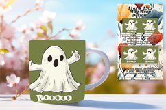 Spooky Ghost Sublimation Mug Wrap 11oz 15oz Product Image 1