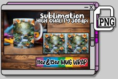 Springtime Wonderland: 3D Flower Mug Wrap 11oz Product Image 1