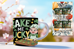 STUNNING 15oz PNG Mug Wrap Design , St Patrick Product Image 1