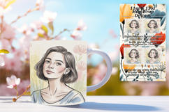 Playful Png For 15oz Mug Wrap , Beauty Woman Product Image 1