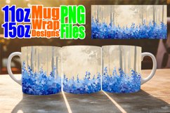 Springtime Floral Reverie Mug Wraps 11oz 15oz - Blossom Burs Product Image 1