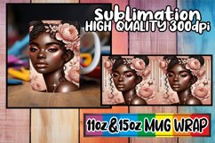Playful afternoons 11oz 15oz sublimation wrap, Afro Girl Product Image 1