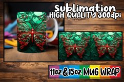 Enchanted Butterfly Haven: Mug Wrap Sublimation Magic Product Image 1