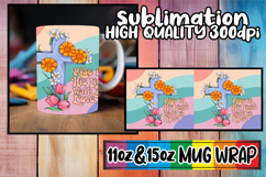 Perfect start sublimation 11oz 15oz mug wrap, Cross Product Image 1